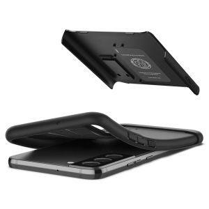 Spigen Coque Slim Armor Samsung Galaxy S22 - Noir