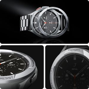 Spigen Chrono Shield Samsung Galaxy Watch 4 Classic - 46 mm - Argent