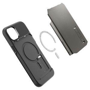 Spigen Coque Slim Armor MagSafe iPhone 14 - Gunmetal