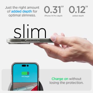 Spigen Coque Ultra Hybrid iPhone 14 Pro Max - Transparent
