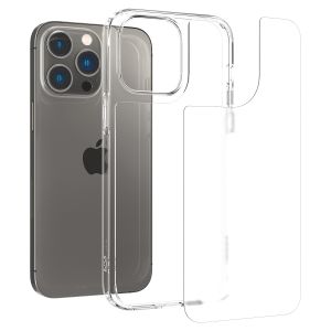 Spigen Coque arrière Quartz Hybrid Matte Clear iPhone 14 Pro Max - Transparent
