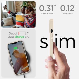 Spigen Coque Ultra Hybrid iPhone 14 - Beige