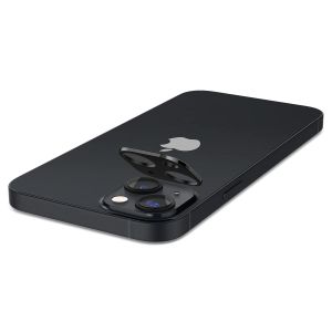 Spigen GLAStR Protection d'écran camera en verre trempé iPhone 14 / 14 Plus - Noir