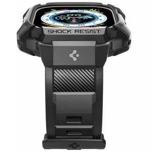 Spigen Coque Rugged Armor™ Pro Apple Watch Ultra (2) - 49 mm - Noir