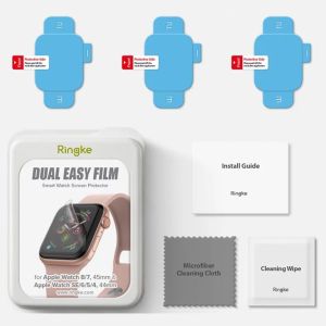 Ringke Dual Easy Protection d'écran 3-pack Apple Watch 44mm / 45mm