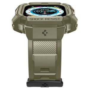 Spigen Coque Rugged Armor™ Pro Apple Watch Ultra (2) - 49 mm - Kaki
