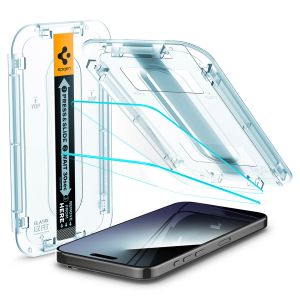 Spigen Protection d'écran en verre trempé GLAStR Fit 2 Paquets +