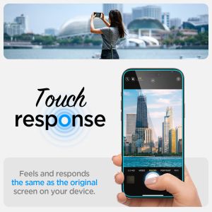 Spigen Protection d'écran en verre trempé GLAStR Fit + Applicator iPhone 15