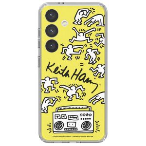 Samsung Carte Dance Keith Haring originale Galaxy S24 - Yellow