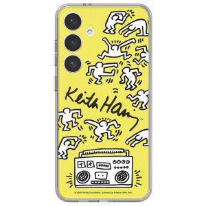 Samsung Carte Dance Keith Haring originale Galaxy S24 Plus - Yellow
