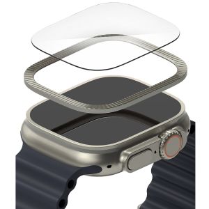 Ringke Bezel Styling + Protection d'écran Apple Watch Ultra (2) - 49 mm - Fluted Titanium