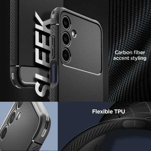Spigen Coque Rugged Armor Samsung Galaxy A25 - Matte Black