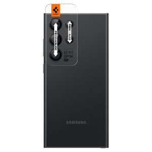 Spigen GLAStR Protection d'écran camera en verre trempé Samsung Galaxy S24 Ultra - Noir