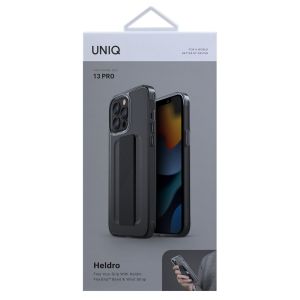 Uniq Coque arrière Heldro Flexgrip iPhone 13 Pro - Gris