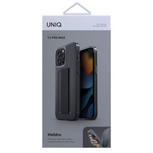 Uniq Coque arrière Heldro Flexgrip iPhone 13 Pro Max - Gris