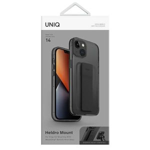 Uniq Coque arrière Heldro Flexgrip iPhone 14 - Gris