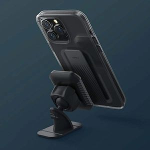 Uniq Coque arrière Heldro Flexgrip iPhone 14 Pro Max - Gris