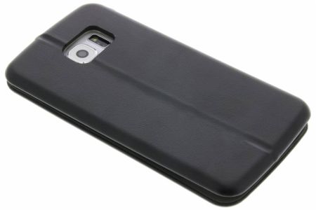 Étui de téléphone portefeuille Slim Folio Samsung Galaxy S6 Edge - Noir
