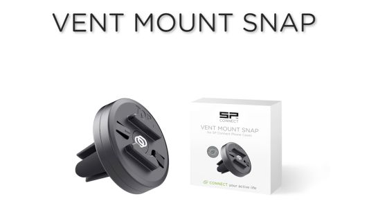 SP Connect ﻿Car Vent Mount Snap - Support de téléphone pour voiture pour les coques SP Connect - Grille de ventilation - Noir