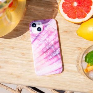 Selencia Aurora Coque Fashion iPhone 14 Plus - ﻿Coque durable - 100 % recyclée - Ocean Shell Purple