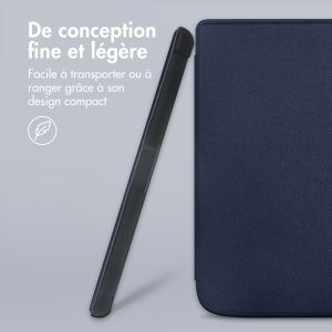 iMoshion Slim Soft Sleepcover Pocketbook Touch Lux 5 / HD 3 / Basic Lux 4 / Vivlio Lux 5 - Bleu foncé