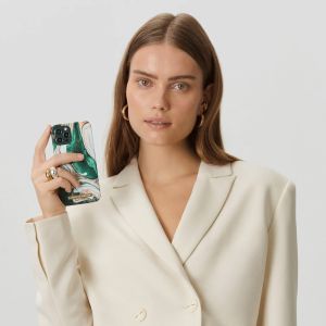 iDeal of Sweden Coque Fashion Samsung Galaxy S22 Plus - Golden Jade Marble