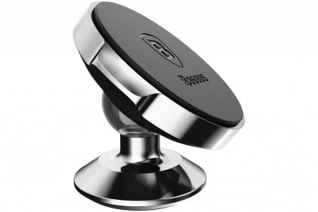 Baseus Magnetic Car Mount iPhone 15 Pro Max - Support de téléphone pour voiture - Tableau de bord - Magnétique - Noir