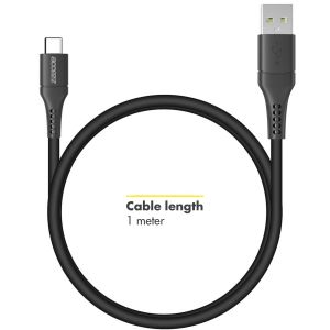 Accezz Câble USB-C vers USB iPhone 15 Pro - 1 mètre - Noir