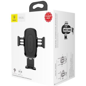 Baseus Wireless Car Charger Gravity Car Mount iPhone 5 / 5s - Support de téléphone pour voiture - Chargeur sans fil - Tableau de bord - Noir