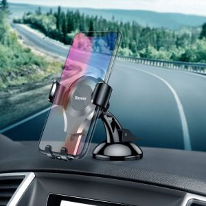 Baseus Osculum Type Gravity Car Mount Samsung Galaxy S20 - Support de téléphone pour voiture - Tableau de bord - Noir