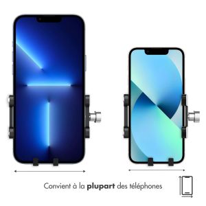iMoshion Support de téléphone pour vélo iPhone SE (2020) - Réglable - Universel - Aluminium - Noir
