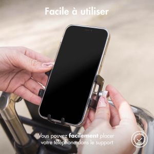 iMoshion Support de téléphone pour vélo Samsung Galaxy S21 FE - Réglable - Universel - Aluminium - Noir