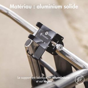 iMoshion Support de téléphone pour vélo iPhone 11 Pro Max - Réglable - Universel - Aluminium - Noir