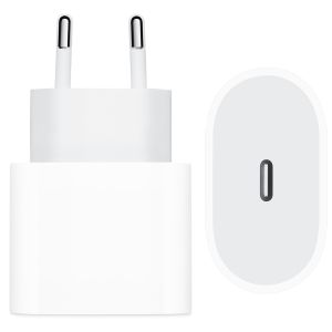 Apple Adaptateur secteur USB-C original pour l'iPhone 12 - Chargeur -  Connexion USB-C - 20W - Blanc