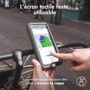 Accezz Support de téléphone vélo Pro iPhone Xs  - Universel - Avec étui - Noir