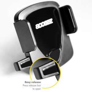 Accezz Support de téléphone pour voiture Samsung Galaxy S20 FE - Universel - Pare-brise - Noir