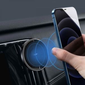 Baseus Radar Magnetic Car Mount iPhone 11 - Support de téléphone de voiture - Grille de ventilation - Tableau de bord - Magnétique - Noir
