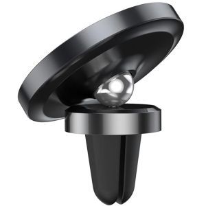 Baseus Radar Magnetic Car Mount iPhone SE (2022) - Support de téléphone de voiture - Grille de ventilation - Tableau de bord - Magnétique - Noir