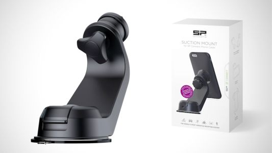 SP Connect ﻿Support à ventouse - Support de téléphone pour voiture - Pare-brise - Universel - Noir