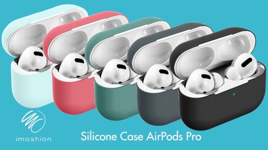 iMoshion Coque en silicone AirPods Pro - Gris