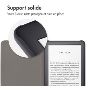 iMoshion Étui de liseuse portefeuille design Slim Hard Sleepcover Amazon Kindle (2022) 11th gen - Blossom