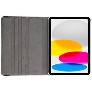 iMoshion Coque tablette Design rotatif à 360° iPad 10 (2022) 10.9 pouces - Golden Leaves