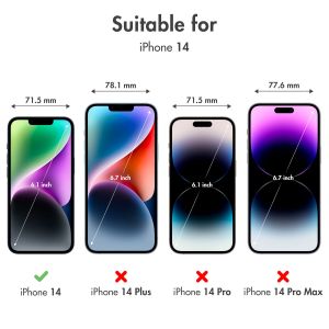 iMoshion Coque Design iPhone 14 - Fuck Off 