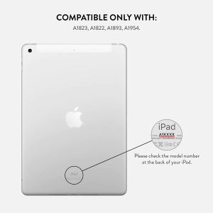Burga Coque tablette iPad 6 (2018) 9.7 pouces / iPad 5 (2017) 9.7 pouces - Rosé Gold Marble