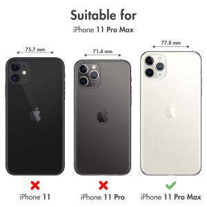 Apple Coque en silicone iPhone 11 Pro Max - Noir