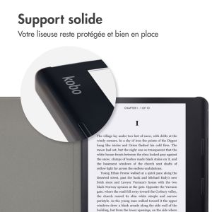 iMoshion Design Slim Hard Sleepcover avec support Kobo Sage / Tolino Epos 3 - Bordeaux Graphic