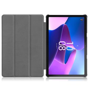 iMoshion Coque tablette Trifold Lenovo Tab M10 Plus (3rd gen) - Noir