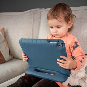 iMoshion Coque kidsproof avec poignée iPad 10 (2022) 10.9 pouces - Bleu foncé