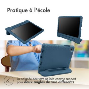iMoshion Coque kidsproof avec poignée iPad 10 (2022) 10.9 pouces - Bleu foncé