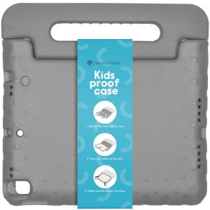 iMoshion Coque kidsproof avec poignée iPad 9 (2021) 10.2 pouces / iPad 8 (2020) 10.2 pouces / iPad 7 (2019) 10.2 pouces - Gris